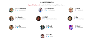 Les dix joueurs nominés du Smash Summit 6